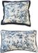 LOBERON Kussenhoes set van 2 Miretique blauw/wit
