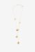 Sissy-Boy Goudkleurige ketting met bloemen