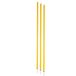 Lot de 3 piquets de slalom d'entraînement jaune rouge