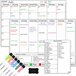 Systemyze Maandplanner & Weekplanner Whiteboard Set - A3 - Magnetisch