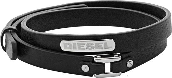 Diesel Stackables DX0971040 Herenarmband - Zwart - 19.5 cm