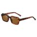 Eco Shades Holme zonnebril met tortoise print bruin