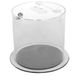 Probbax BR-0025-CLR Vuilnisbak voor buiten, PMMA, meerkleurig, 30 x 30 x 25 cm