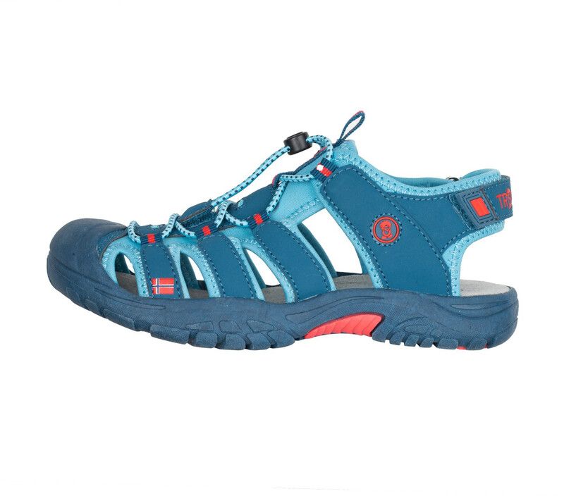 TROLLKIDS Kvalvika Sandals Kids, blue 2023 EU 27 Casual Sandals
