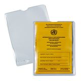 HERMA 1331 ID-kaarthoes transparant, 10 stuks, vaccinatiepaspoorthoes voor nieuwe vaccinatiekaart, vaccinatieboek, ID-kaarthouder ter bescherming van paspoorten, plastic kaartenhoezen