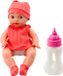 Lean Toys Babypop met zuigfles roze outfit klinkt 30 cm
