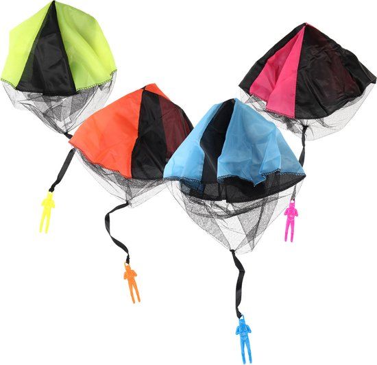 Edugro Parachutiste met parachute - In koker - 1st. - Willekeurig geleverd