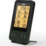 Alecto Weerstation - zwart - Meet windsnelheid, temperatuur, luchtvochtigheid - Professioneel