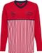 Hummel Dbu 26 Fan 86 Block Cotton Ls Kids TANGO RED/WHITE