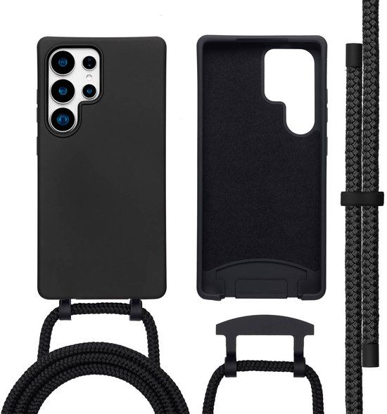 imoshion Color Backcover met afneembaar koord met MagSafe voor de Samsung Galaxy S25 Ultra - Zwart
