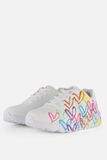 Skechers Uno Lite - Spread The Love Meisjes Sneakers - Wit/Mutlicolour - Maat 36