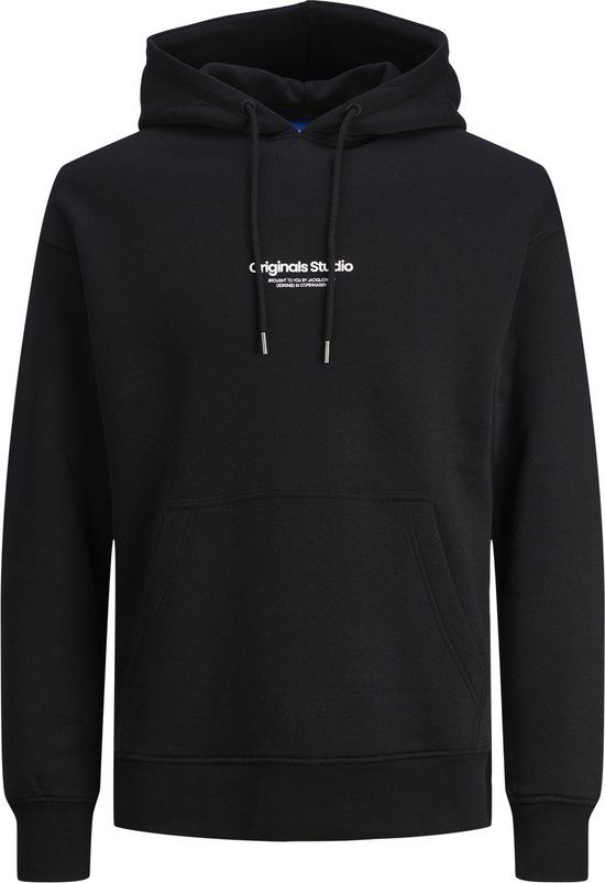 JACK & JONES JORVESTERBRO Sweat Hoodie Heren - Zwart - Maat S
