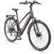 TELEFUNKEN Elektrische fiets Trekking Expedition XT490 (Trapeziumvormig frame, Graniet grijs)