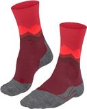 FALKE Dames Wandelsokken TK2 Explore Crest W So wol functioneel materiaal anti-blaar dik 1 paar, Rood Ruby 8830, 35-36