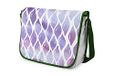 Bonamaison Digitaal bedrukte Messenger schooltas met kaki riem voor meisjes en jongens, boodschappentassen voor scholieren, schoudertassen, grootte: 29x36 cm