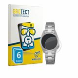 BROTECT Screenprotector 6 Stuks voor Seiko 5 Sports SRE003K1 (28 mm) Transparant