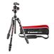 Manfrotto MKBFRTC4GT-BHUS Befree Advanced reisstatief, draaislot met kogelkop voor Canon, Nikon, Sony, DSLR, CSC, spiegelloos, tot 10 kg, licht, met statieftas, carbon, zwart, zwart/zilver