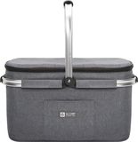 ALLCAMP OUTDOOR GEAR 32L Opvouwbare Geïsoleerde Picknickmand Grote Koeltas voor 4 Personen