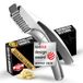Knoflookperser eKnoflookpers hartvorm | roestvrijstalen garlic press voor zwarte knoflook & gember | knoflookhakker & knoflookgrinder | tupperware knoflookpers alternatief | knoflookpers handmatig