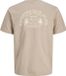 JACK&JONES JORRETTO TEE SS CREW NECK SMU T-shirt Homme M Brun Coton