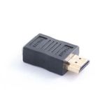 SATKIT Rechte HDMI male-naar-female-adapter, HDMI-verlengconnector voor tv, monitor en projector