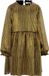 NAME IT NKFRITALLICA LS DRESS PB Girls' Dress - Size 140 - Gold - Long Sleeve - Party