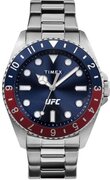 Timex UFC Debut TW2V56600 Horloge - Staal - Zilverkleurig - Ø 42 mm