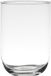 Merkloos Transparante home-basics bloemenvaas van glas - 20 x 14 cm