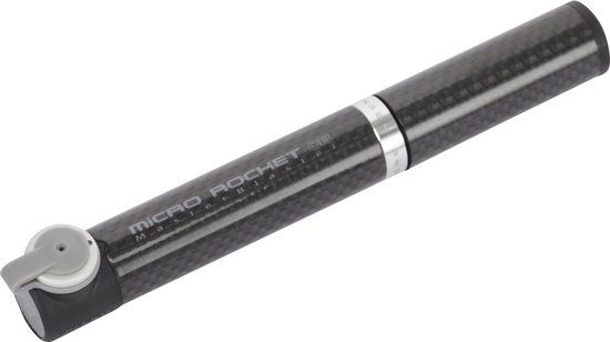 Topeak Micro Rocket Carbon Mini Fietspomp - Zwart