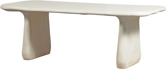 WOOOD Loggia Tuintafel - Polymeer - Naturel - 75x200x100
