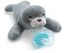 Philips AVENT Knuffel met ultra soft-fopspeen - blauw - SCF348/14