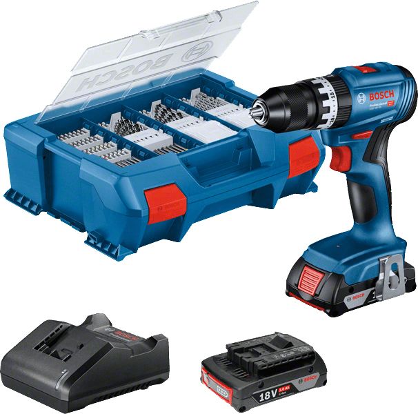 Bosch GSB 18V-45 Power Screwdriver | 1900 RPM | Black/Blue