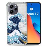 Cokitec Versterkte hoes voor Xiaomi Redmi 12 5G schilderij de grote golf
