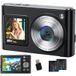 SZSMART SZSMART DC325 Appareil photo numérique – 8K, 96 MP, double écran, wifi, autofocus, 60 filtres, pour vloggers + 2 batteries