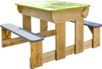 Wendi Toys Multifunctionele Picknicktafel voor Kinderen - Naturel - Hout