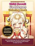 Chibi Kawaii Goddesses Coloring Book