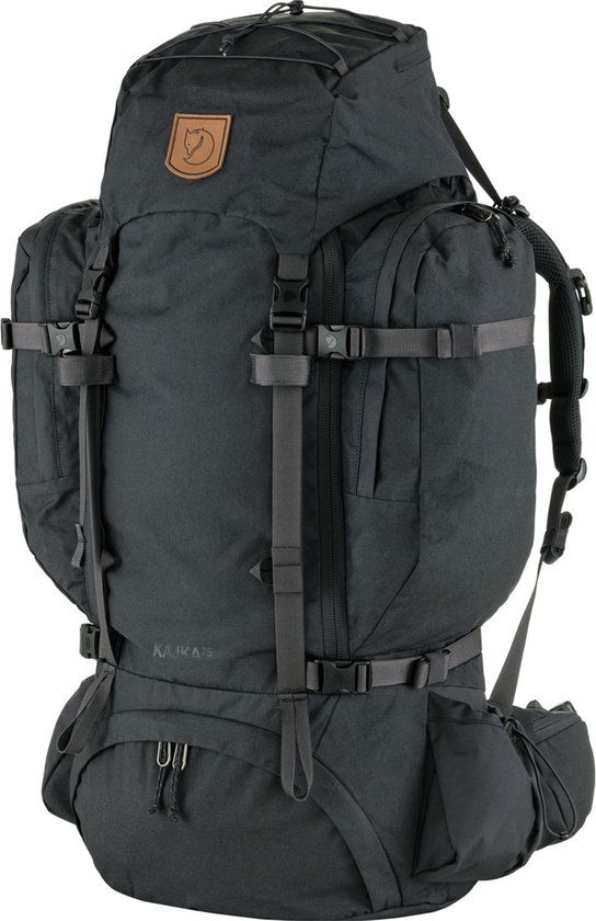 Fjällräven Singi Kajka 75 M/L Backpack Coal Black Zwart