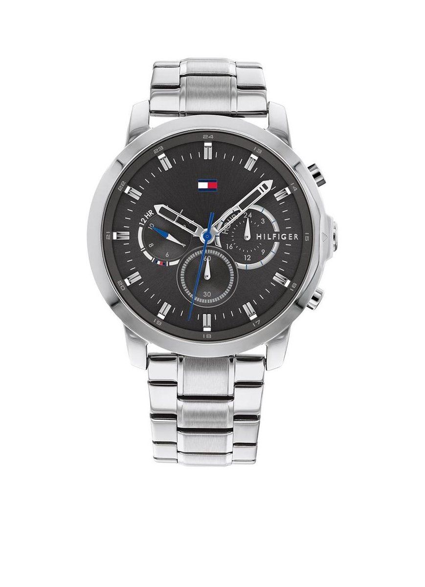 Tommy Hilfiger Jameson 1791794 Horloge - RVS - Zilverkleurig - Ø 46 mm