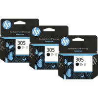HP 305 Cartridge Zwart (3 stuks)