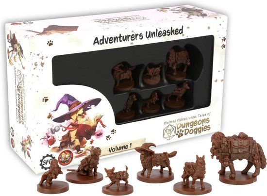 Animal Adventures: Tales of Dungeons and Doggies - Volume 1 - Speelfiguur - Fantasy - Jongens en meisjes - 14 jaar en ouder