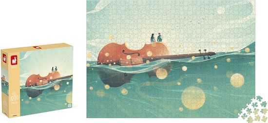 Janod Kidult puzzel - De reizende viool - 1000 Stukjes