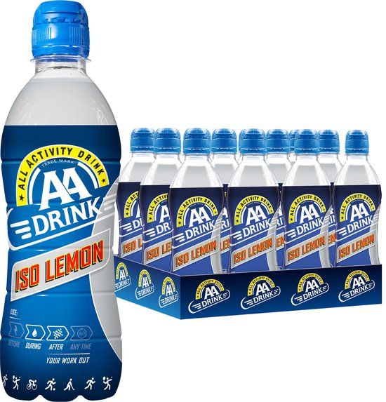 AA Drink Iso Lemon 0,5ltr x 12 flesjes