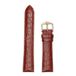 Hirsch Horlogeband - Crocograin Goudbruin - Leer - 14 mm