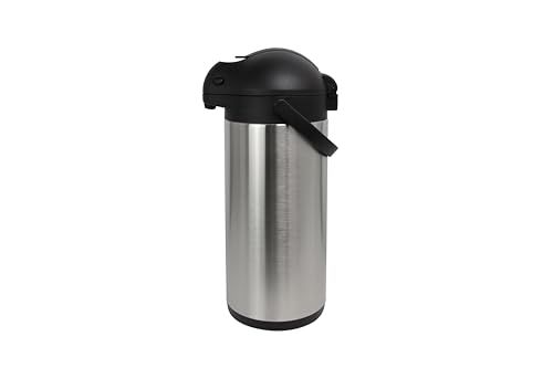 METRO Professional Pompkan APGH50, 5 liter, thermoskan, dubbelwandig, roestvrij staal (5 L)