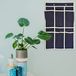 Organizer met 6 hangtassen, organizer om op te hangen, blauw 36 x 59 cm