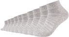 Camano Unisex sokken 10-pack, gekamd katoen, fog melange, maat 35-38