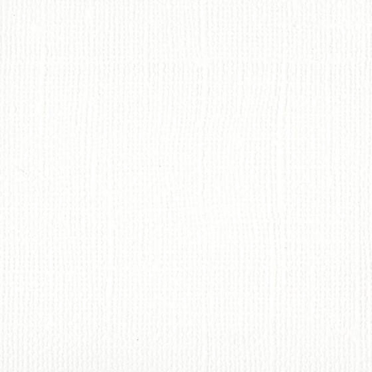 Bazzill Basics Paper mono canvas - 30.5x30.5cm - x1 white