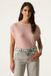 Garcia Dames Effen T-shirt Roze Korte mouw
