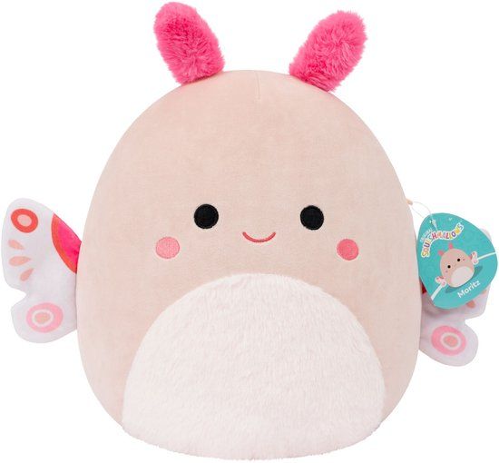 Top1Toys Squishmallows - Medium Plush (Moritz - Light Peach Moth) - 30cm Plush