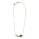 Otazu gold plated ketting Classic Drop Topaz